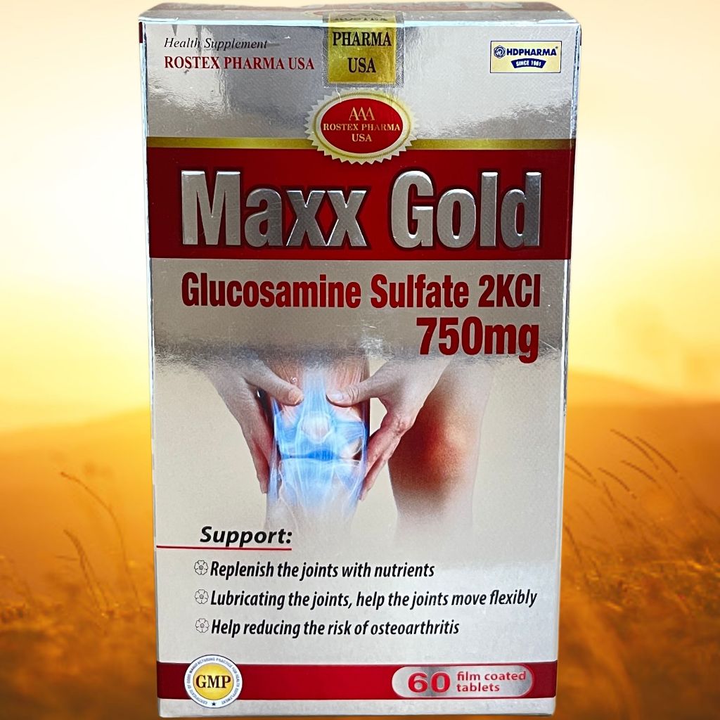 Combo 2 Hộp Maxx Gold Nâu - Rostex - Hải Dương - Vitamin Thanh Lọc