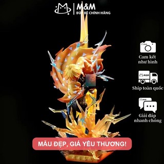 Mô hình Zenitsu Agatsuma-Phiên bản đơn giản, phát sáng, tuyệt kỹ "Lôi Chi nhất Hà Nội