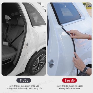 SEAMETAL Cửa Xe Cao Su Dải C-Pillar Gap Filler Thời Tiết Linh Hoạt Cách Âm Chống Thấm Nước