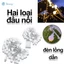 Đèn LED dây, quả cầu nắng vàng, đèn trang trí trong nhà và ngoài trời