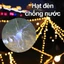 Đèn LED dây, quả cầu nắng vàng, đèn trang trí trong nhà và ngoài trời
