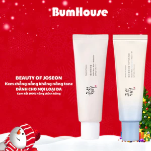 Kem Chống Nắng Beauty of Joseon Relief iiSun: Rice + Probiotics/Fresh Finish Rice + B5 SPF50+ PA++++ 50ml