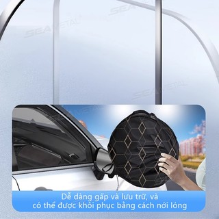 SEAMETAL Car Sun Shade Kính chắn gió phía trước Laser Có thể gập lại Bảo vệ chống nắng Tấm che cách nhiệt