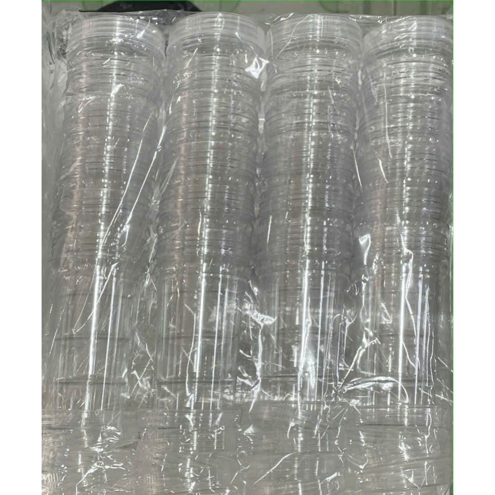 Bịch 24 Lọ Nhựa Đựng Mẫu PP 100ml HTM , lọ đựng mẫu màu trắng có nắp, lọ papmear.