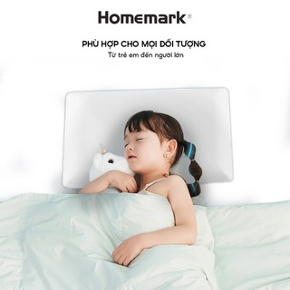 Gối ngủ chống đau vai gáy đàn hồi chậm - Gối memory foam mềm mại cao cấp Homemark