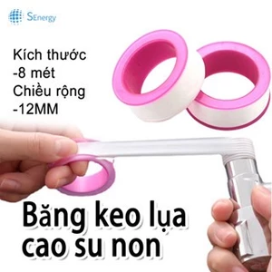 Băng keo lụa, cao su non, băng tan chống thấm nước 8m，Băng Keo Lụa - Băng Tan Quấn Ống