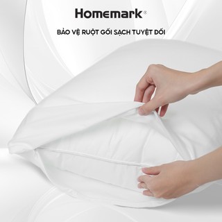 Áo Bảo Vệ Ruột Gối Homemark 50x70cm - Chống Bẩn, Chống Thấm, Khóa Kéo Tiện Lợi