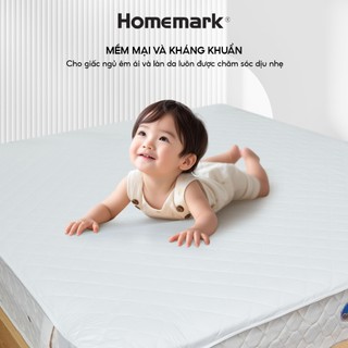 Tấm bảo vệ nệm chống thấm Homemark - 4 lớp bảo vệ nệm sạch tuyệt đối, ngăn bụi bẩn, dễ vệ sinh