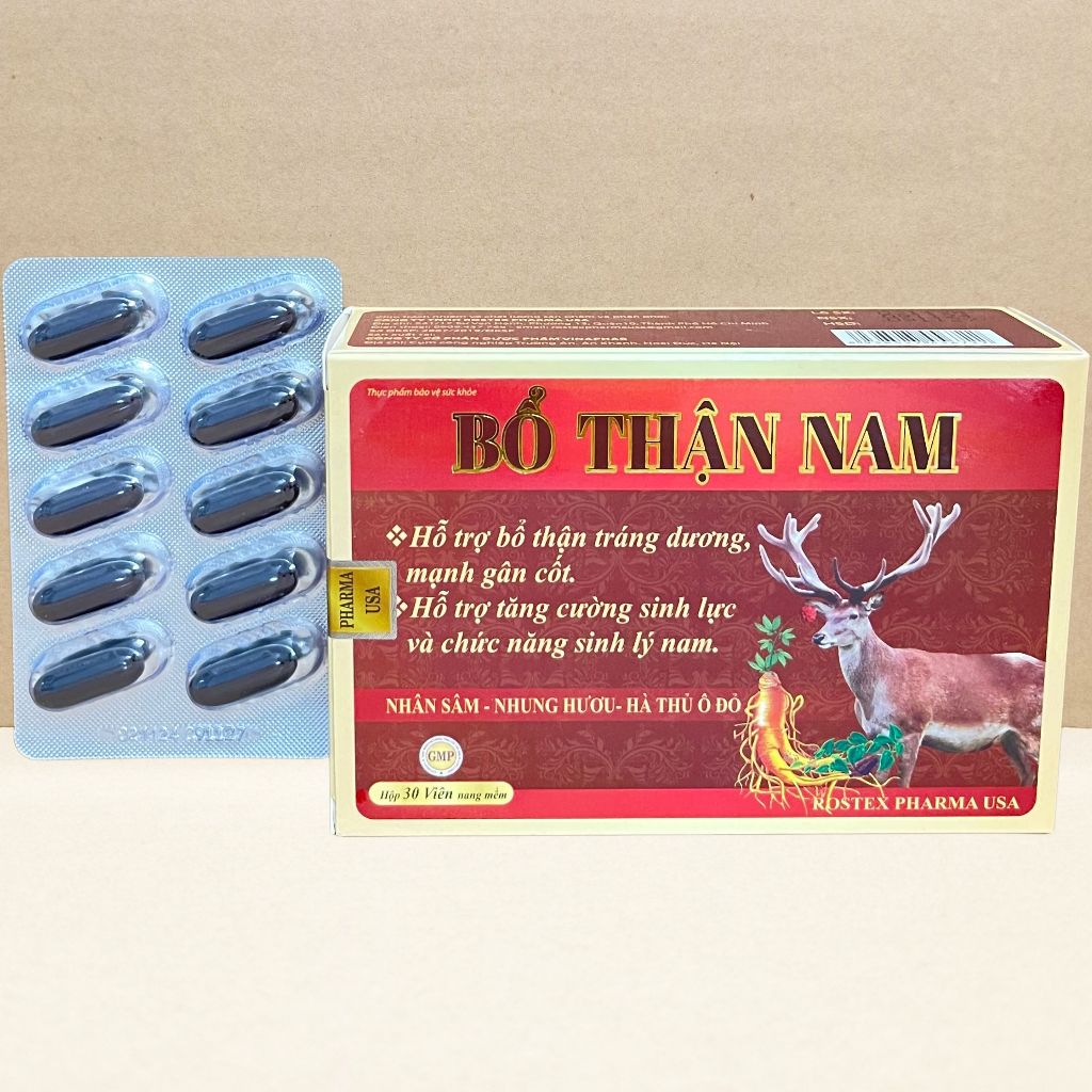 Bổ Thận Nam Vỉ - Rostex - Vinaphar - Vitamin Chữa Lành