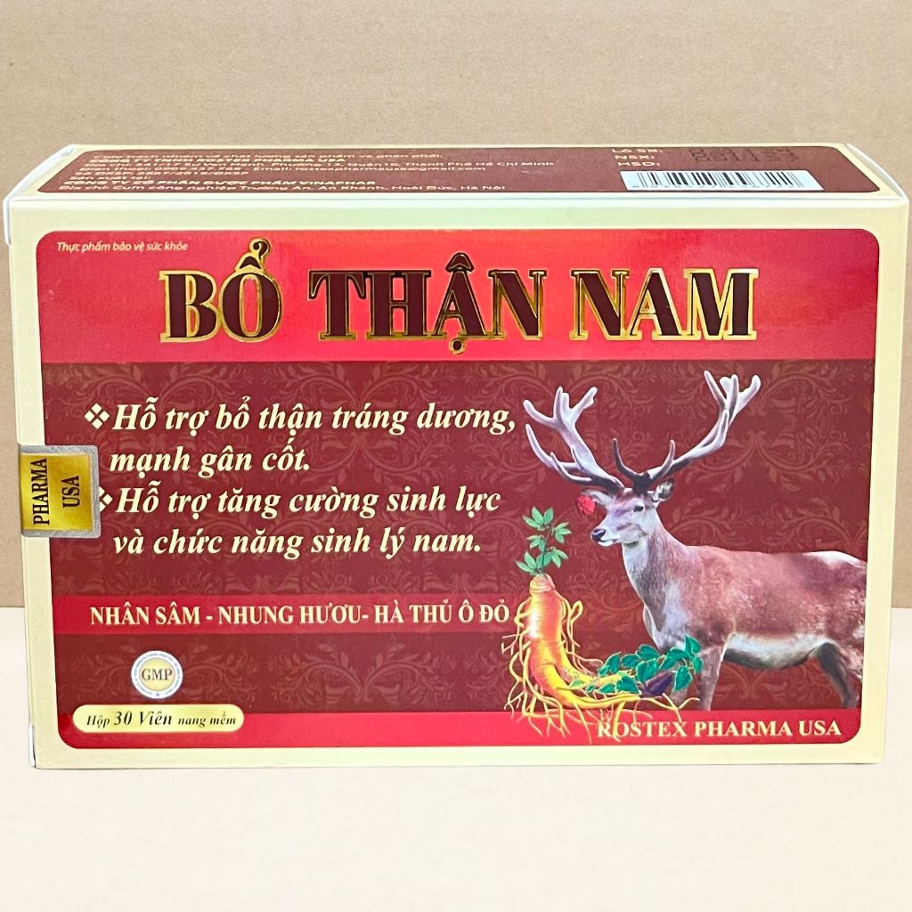 Bổ Thận Nam Vỉ - Rostex - Vinaphar - Vitamin Chữa Lành