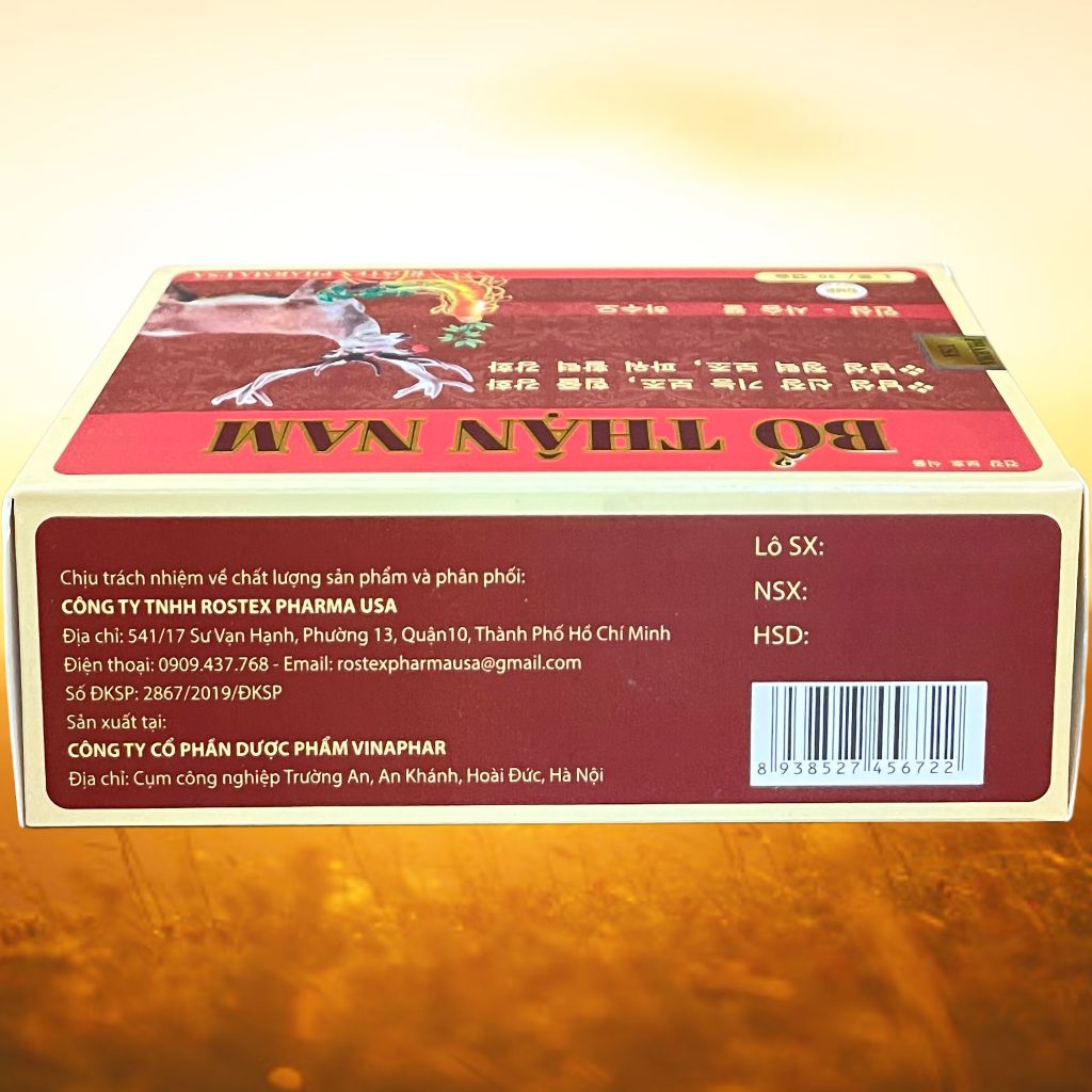 Bổ Thận Nam Vỉ - Rostex - Vinaphar - Vitamin Thanh Lọc