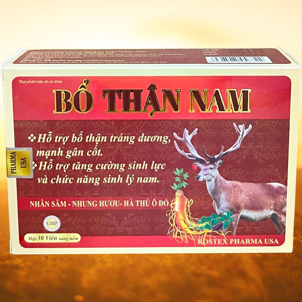 Bổ Thận Nam Vỉ - Rostex - Vinaphar - Vitamin Thanh Lọc