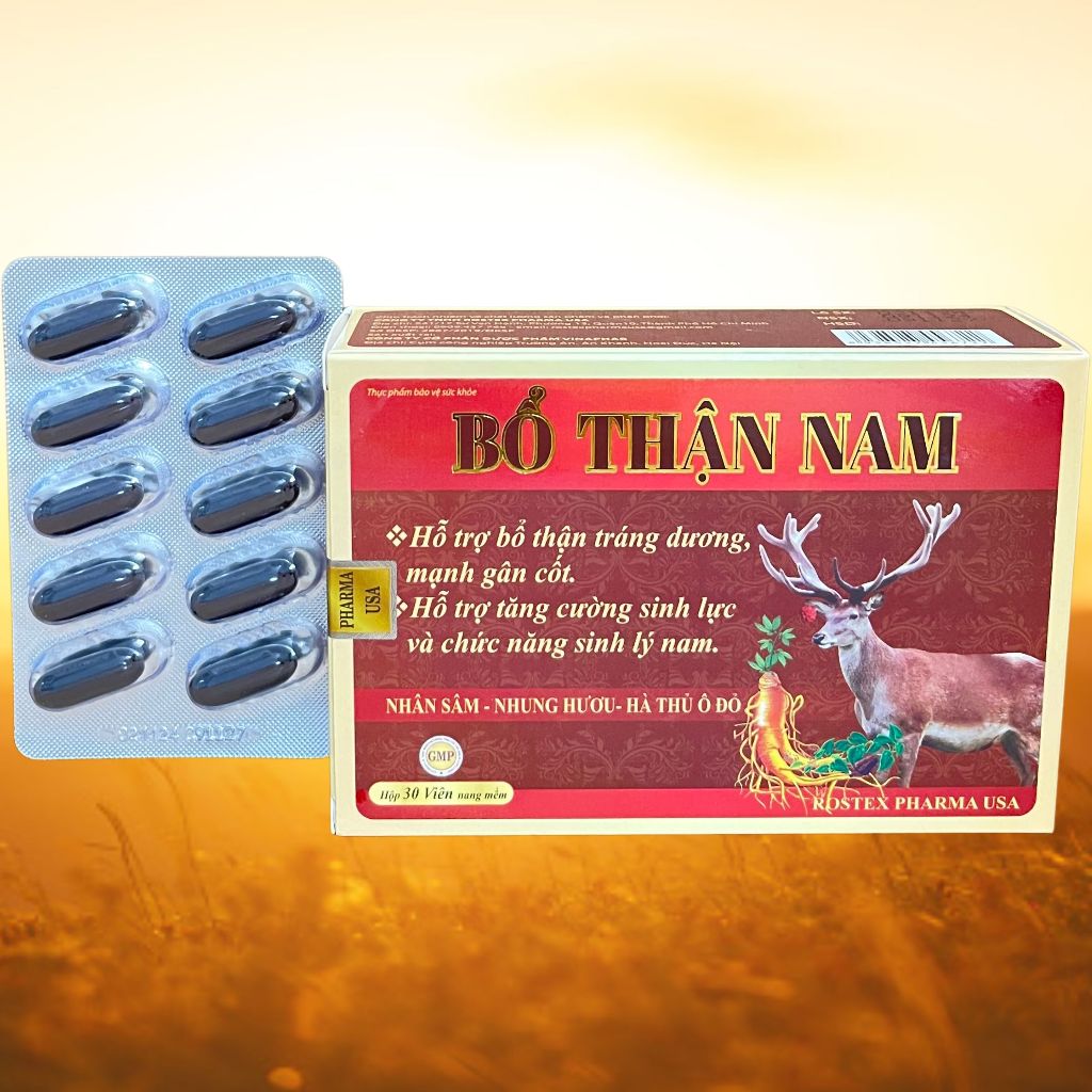 Bổ Thận Nam Vỉ - Rostex - Vinaphar - Vitamin Thanh Lọc