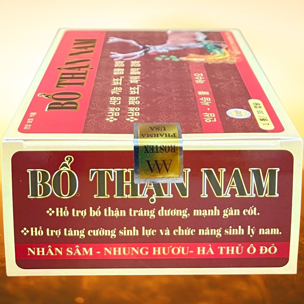 Bổ Thận Nam Vỉ - Rostex - Vinaphar - Vitamin Thanh Lọc