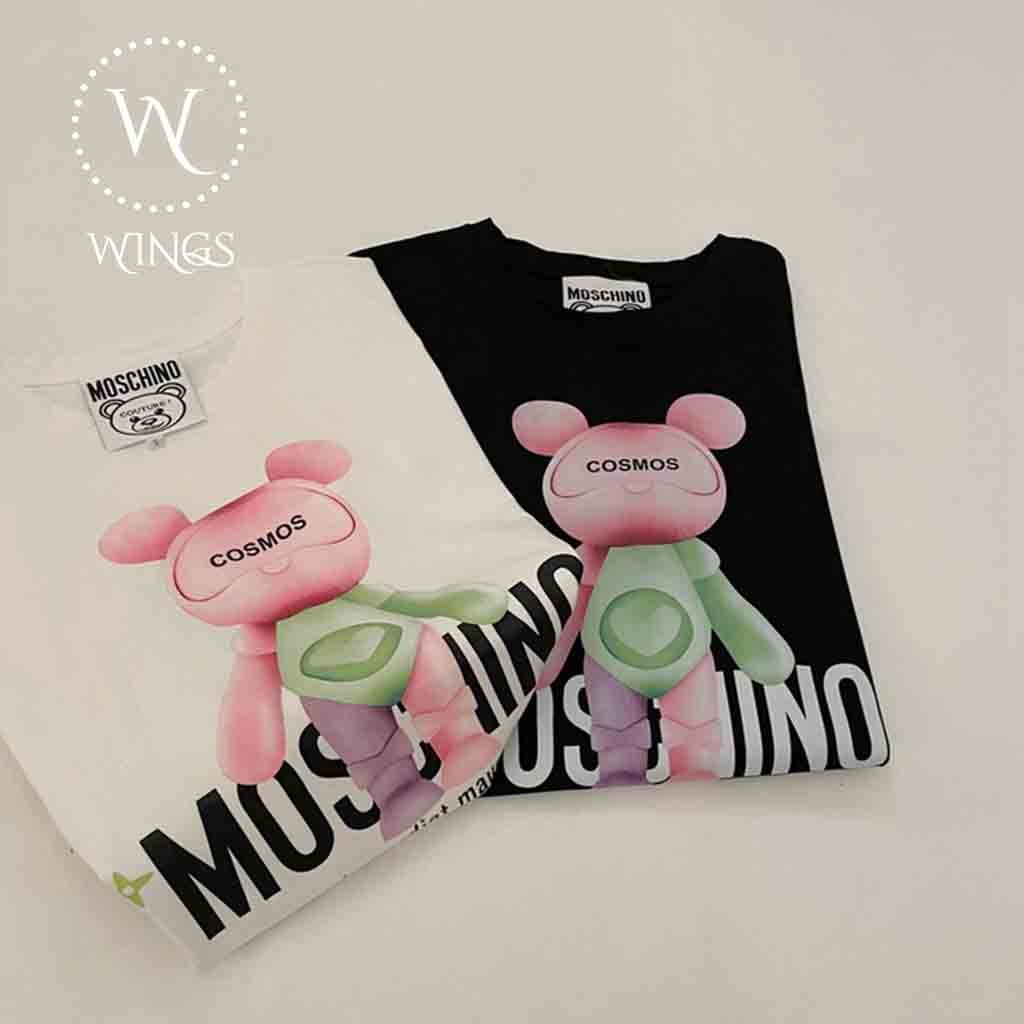 Áo thun nữ Cotton fom rộng oversize Moschino Comos
