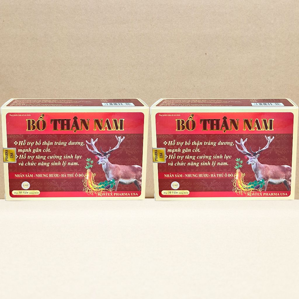 Combo 2 Hộp Bổ Thận Nam Vỉ - Rostex - Vinaphar - Vitamin Chữa Lành
