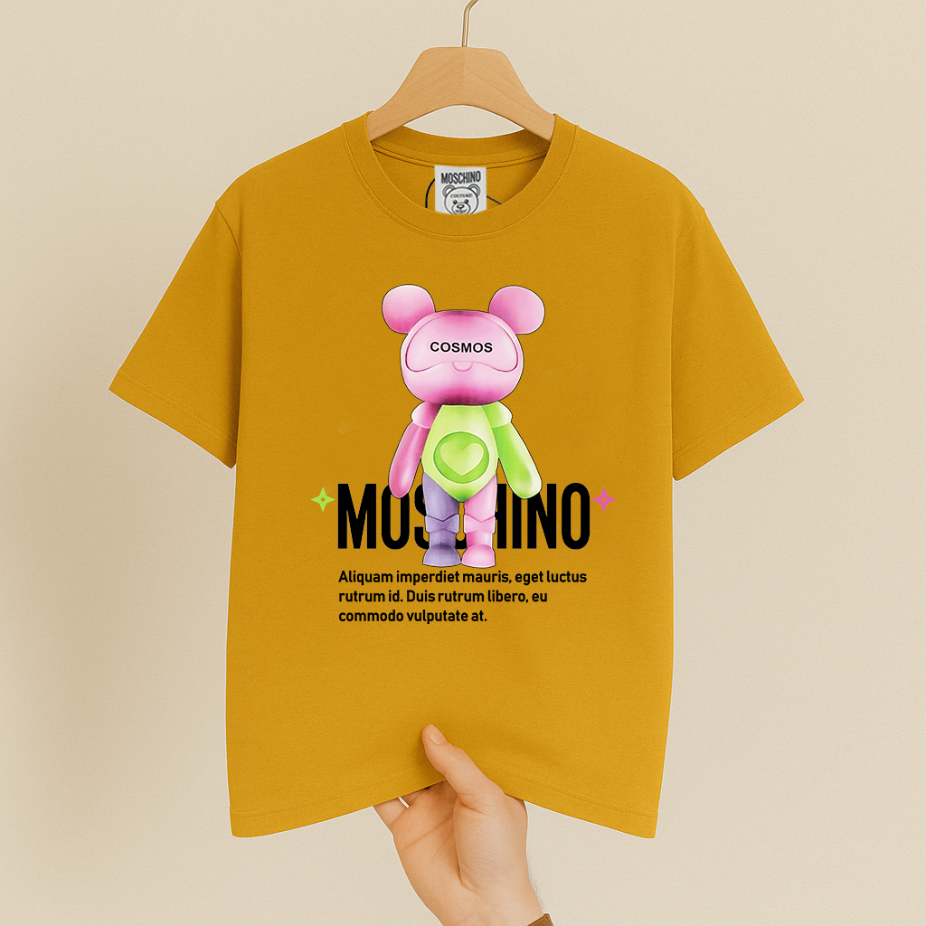 Áo thun nữ Cotton fom rộng oversize Moschino Comos