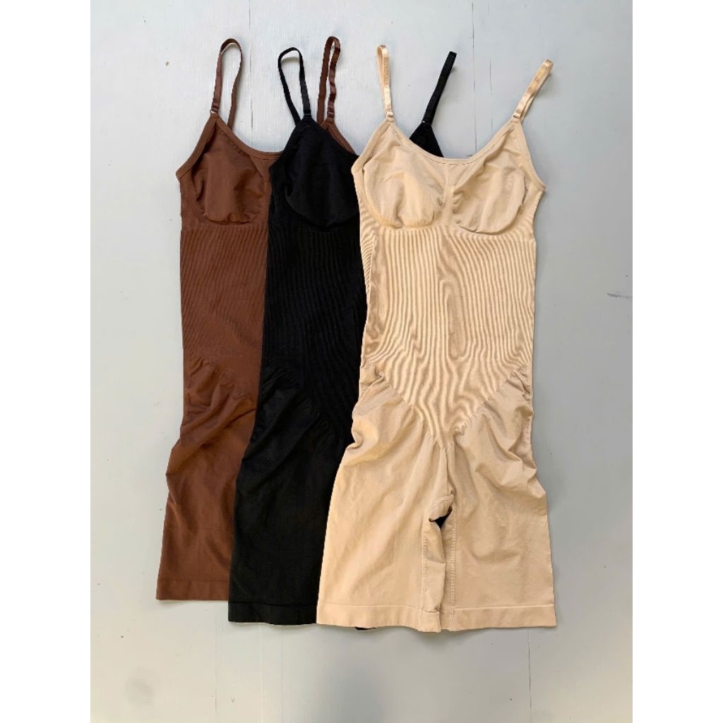 (BomoHouse) Combo 2c jump body short gen bodysuit định hình body cao cấp siết eo, nâng mông bigsize - dư xịn.