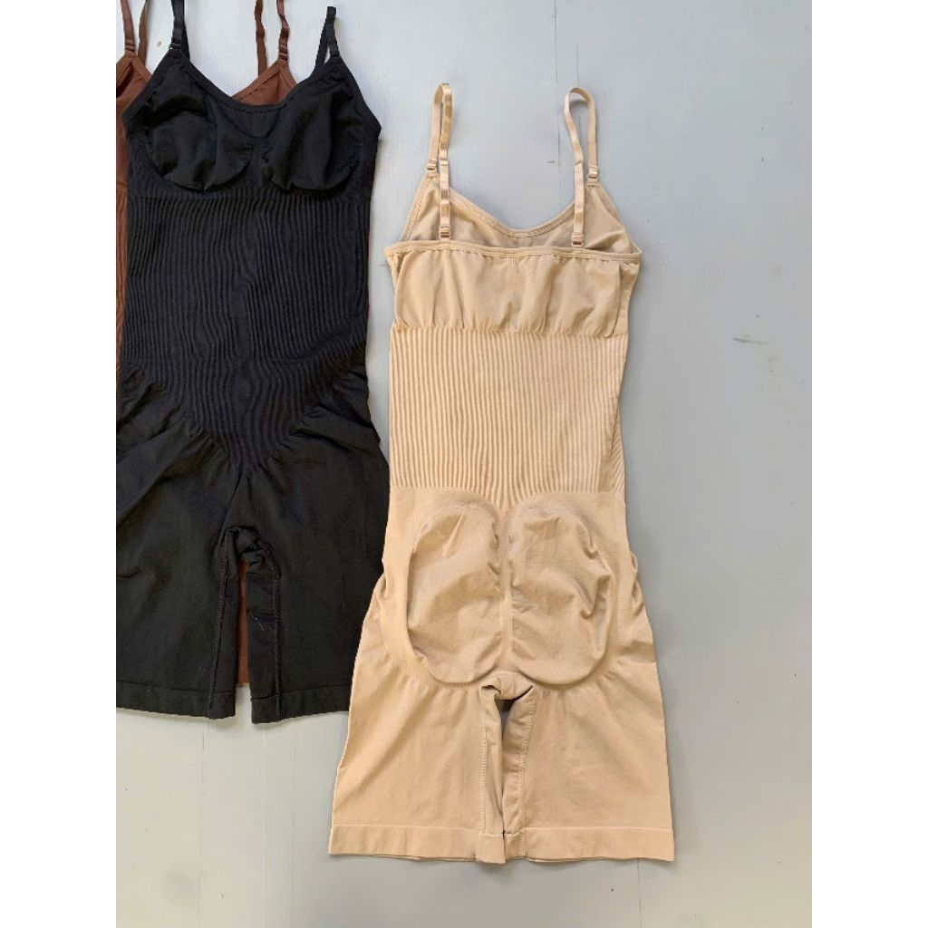 (BomoHouse) Combo 2c jump body short gen bodysuit định hình body cao cấp siết eo, nâng mông bigsize - dư xịn.