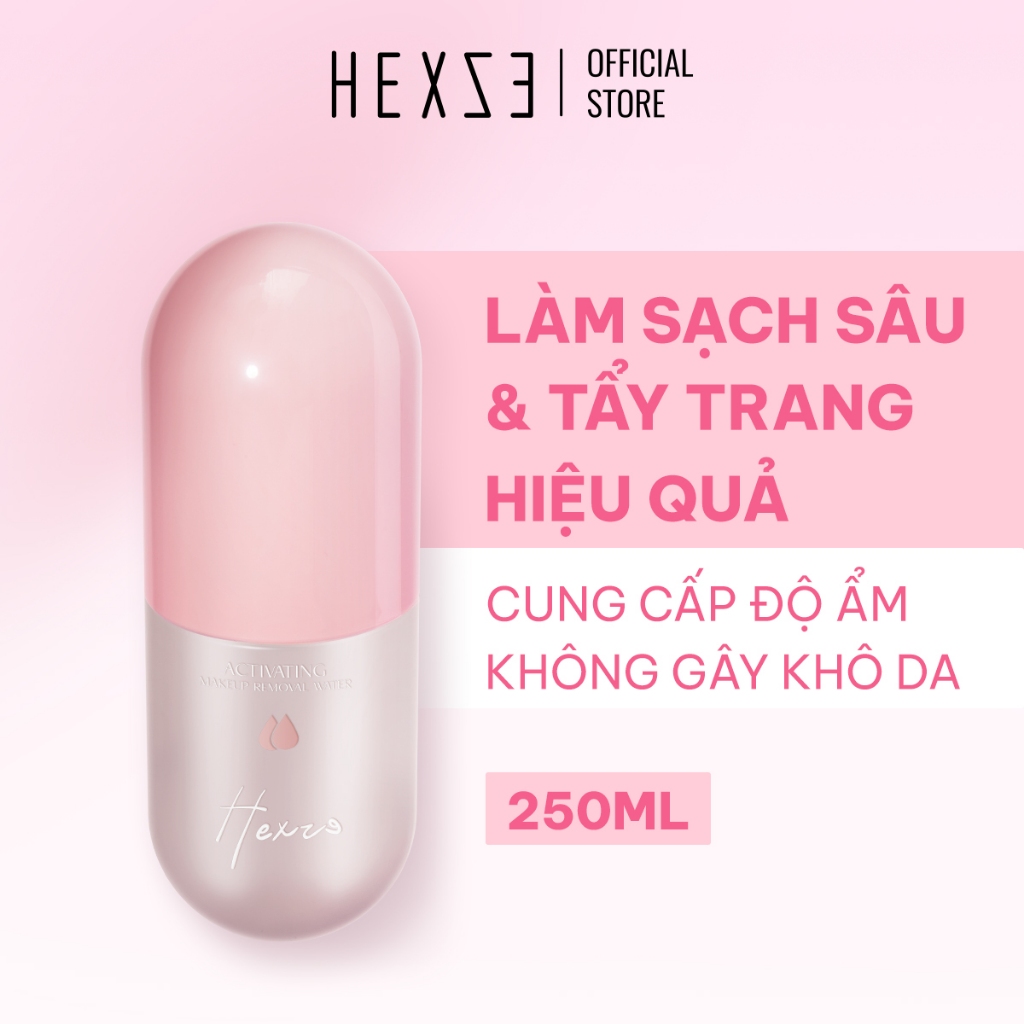 Nước tẩy trang HEXZE 250ML – SẠCH SÂU, DỊU NHẸ, LÀNH TÍNH CHO MỌI LÀN DA