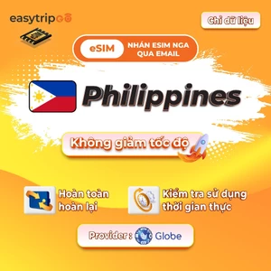 Easytripgo Philippines esim Roaming Unlimited Data | 3-10GB 3-30Ngày | High Speed Travel Data