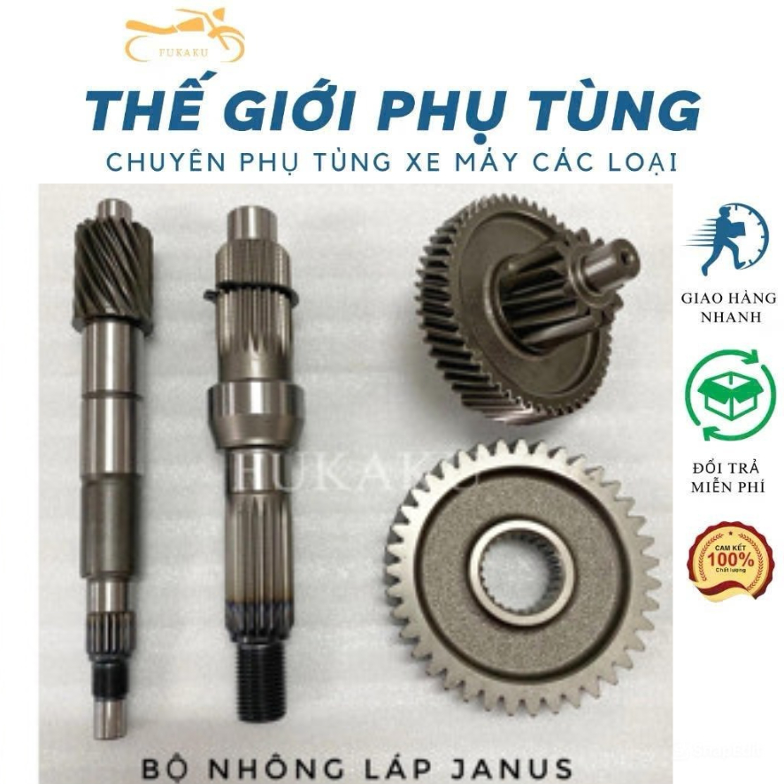 Bộ Nhông Láp (Nhông Hú) Xe Janus Hàng Cao Cấp