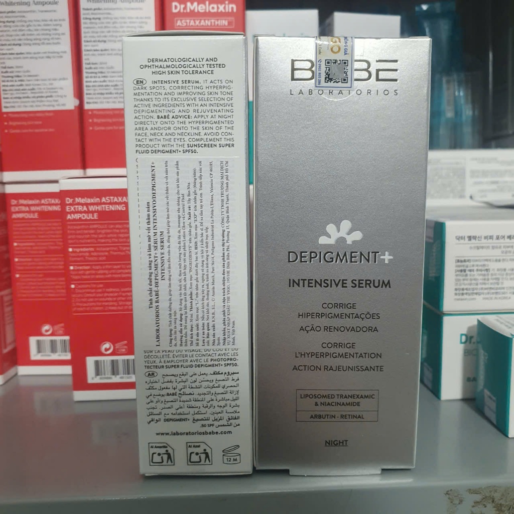Tinh chất LABORATORIOS BABÉ DEPIGMENT+ Intensive Serum Chai Sáng Da Mờ Thâm 30ml
