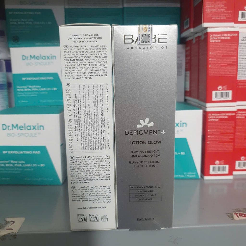 Lotion Dưỡng Da LABORATORIOS BABÉ Depigment+ Lotion Glow Giúp Sáng Da & Mờ Thâm Nám 150ml