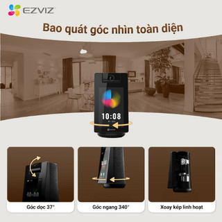 Camera Gọi Video EZVIZ S10 - Màn Hình Cảm Ứng, Tùy Chỉnh Cuộc Gọi, Hình Ảnh Sắc Nét, Kết Nối Loa Bluetooth