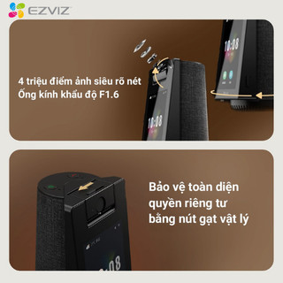 Camera Gọi Video EZVIZ S10 - Màn Hình Cảm Ứng, Tùy Chỉnh Cuộc Gọi, Hình Ảnh Sắc Nét, Kết Nối Loa Bluetooth