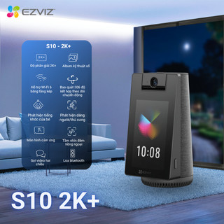 Camera Gọi Video EZVIZ S10 - Màn Hình Cảm Ứng, Tùy Chỉnh Cuộc Gọi, Hình Ảnh Sắc Nét, Kết Nối Loa Bluetooth