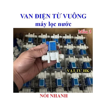 Van từ máy lọc nước RO, Van điện từ vuông 24VDC, Valve nối nhanh mẫu 3 DAUER