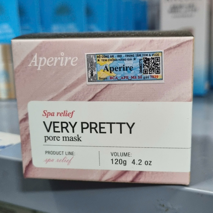 Mặt Nạ Đất Sét Aperire Spa Relief Very Pretty Pore Mask/Be Frozen 120g