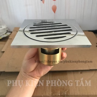 Ga thoát nước, Phễu thoát sàn đáy đồng cao cấp - Ngăn mùi hôi tuyệt đối