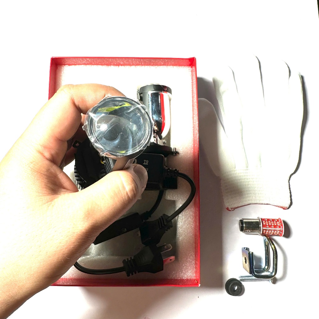 Đèn Pha LED Bi Cầu T9 Pro H4 - Phiên Bản 2024 | Dùng Điện Ắc Quy 12V | Ô Tô - Xe Máy
