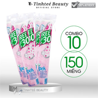 Combo 5 &10 Bông tẩy trang ipek thỗ nhĩ kì (loại 150 miếng)