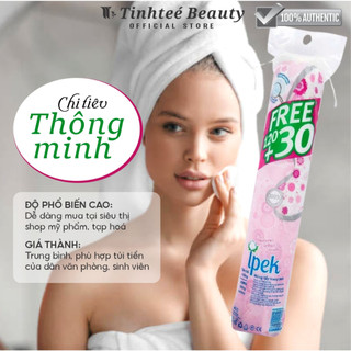 Combo 5 &10 Bông tẩy trang ipek thỗ nhĩ kì (loại 150 miếng)