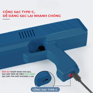 Súng Thông Bồn Cầu Bơm Hơi Tự Động, Thông Tắc Chậu Rửa Bát, Bồn Tắm - Khí Nén Agt Cực Mạnh 8kg, Thép Không Gỉ 304