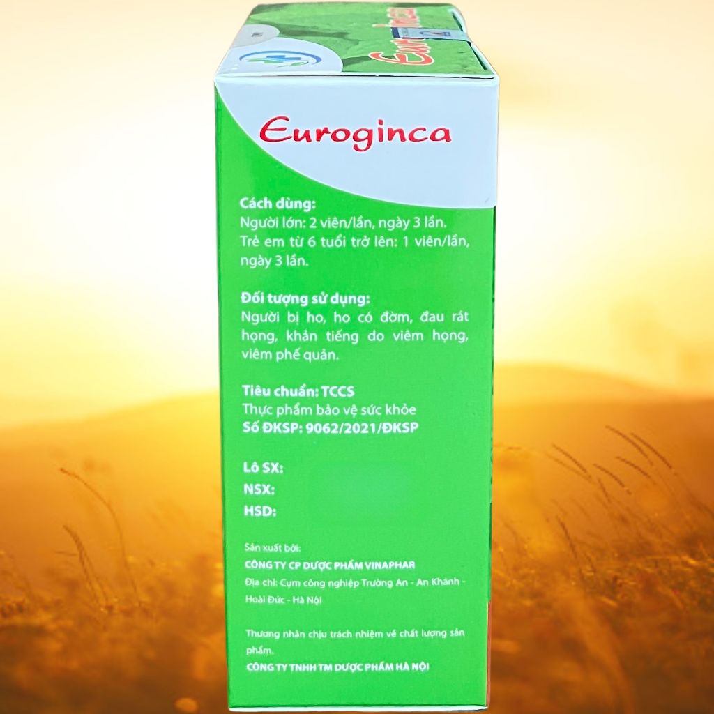 Combo 3 Hộp Euroginca Đỏ - Hà Nội - Vinaphar - Vitamin Thanh Lọc
