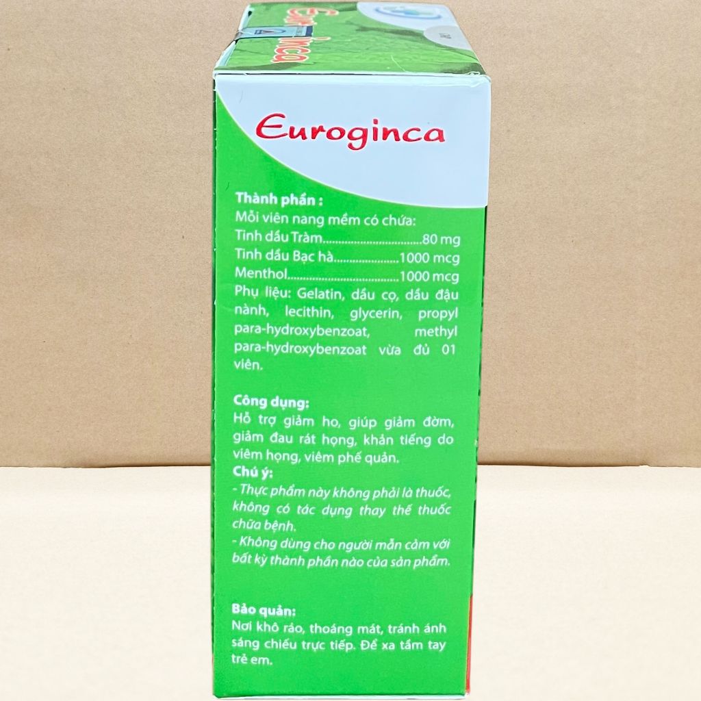 Combo 2 Hộp Euroginca Đỏ - Hà Nội - Vinaphar - Vitamin Chữa Lành