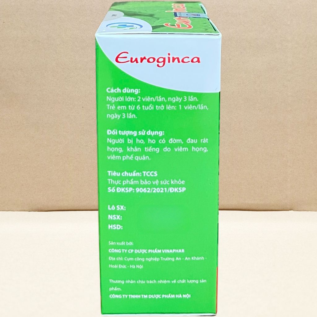 Combo 2 Hộp Euroginca Đỏ - Hà Nội - Vinaphar - Vitamin Chữa Lành