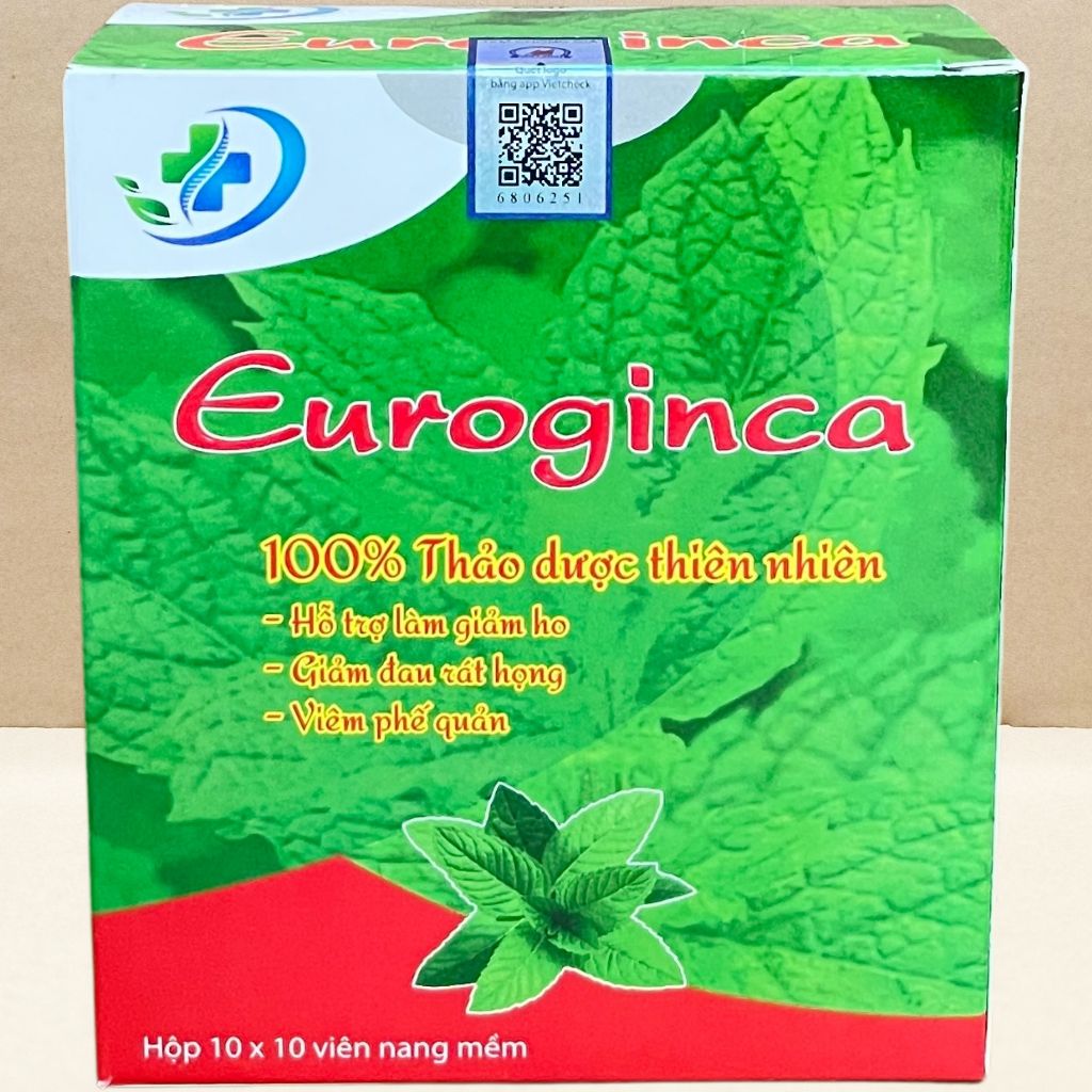 Combo 2 Hộp Euroginca Đỏ - Hà Nội - Vinaphar - Vitamin Chữa Lành