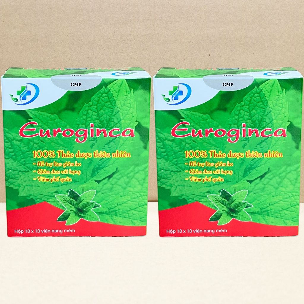Combo 2 Hộp Euroginca Đỏ - Hà Nội - Vinaphar - Vitamin Chữa Lành