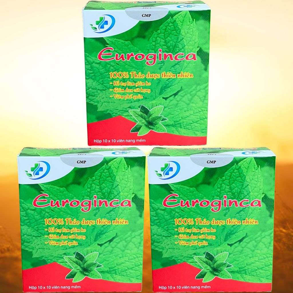 Combo 3 Hộp Euroginca Đỏ - Hà Nội - Vinaphar - Vitamin Thanh Lọc