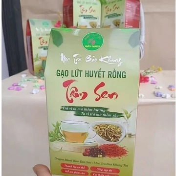 Hộp 40 gói trà túi lọc Bảo Khang , trà tâm sen ,trà gạo lứt ,bổ máu , nhiệt miệng, giảm cân,sáng mắt