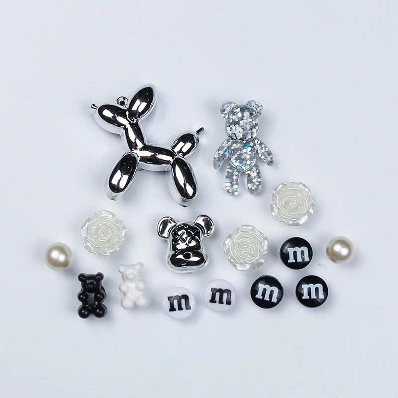 Dép Sục Cross Nữ Độn Đế 7cm Gắn Charm Brick Bạch Kim Cực Sang Chất Liệu EVA Mang Lên Chân Êm Mềm