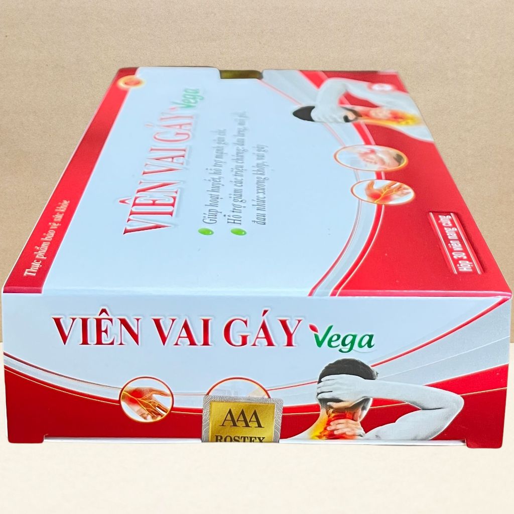 Viên Vai Gáy Vega Vỉ 30 Viên - Rostex - Vinaphar - Vitamin Chữa Lành