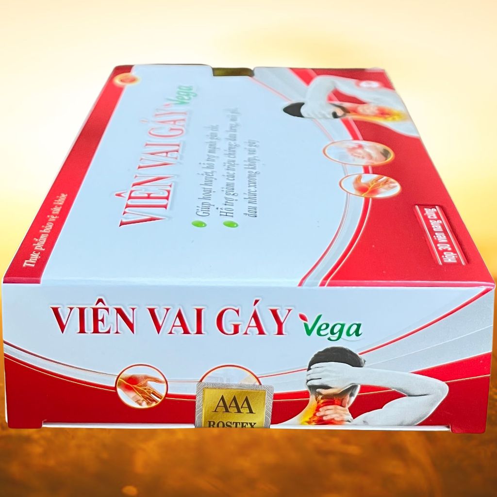 Combo 5 Hộp Viên Vai Gáy Vega Vỉ 30 Viên - Rostex - Vinaphar - Vitamin Thanh Lọc