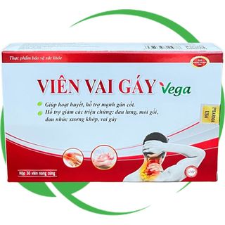 Viên Vai Gáy Vega Vỉ 30 Viên - Rostex - Vinaphar - Vitamin Phục Hồi