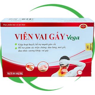 Viên Vai Gáy Vega Vỉ 30 Viên - Rostex - Vinaphar - Vitamin Phục Hồi